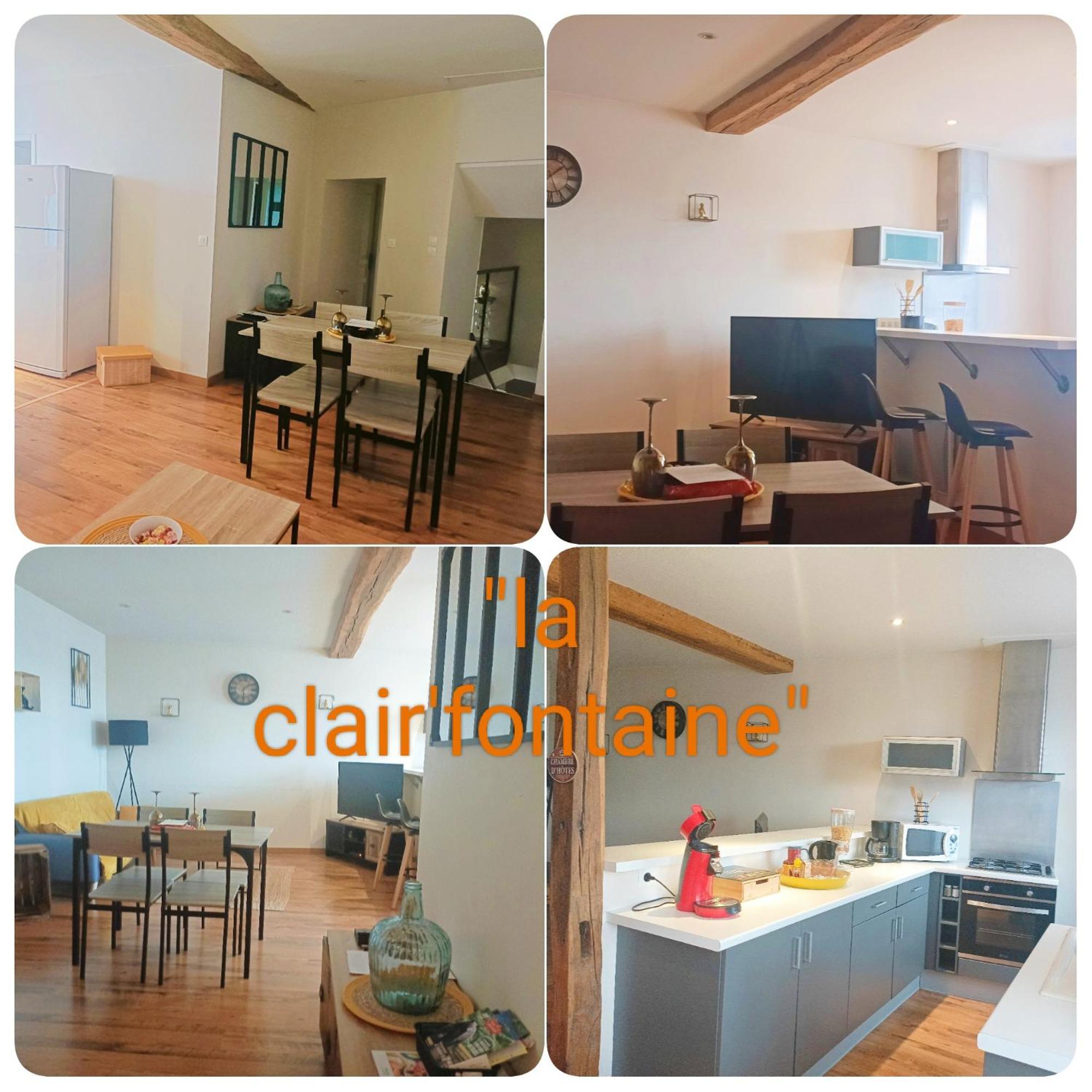 La Clair'Fontaine Apartamento Clairvaux Exterior foto